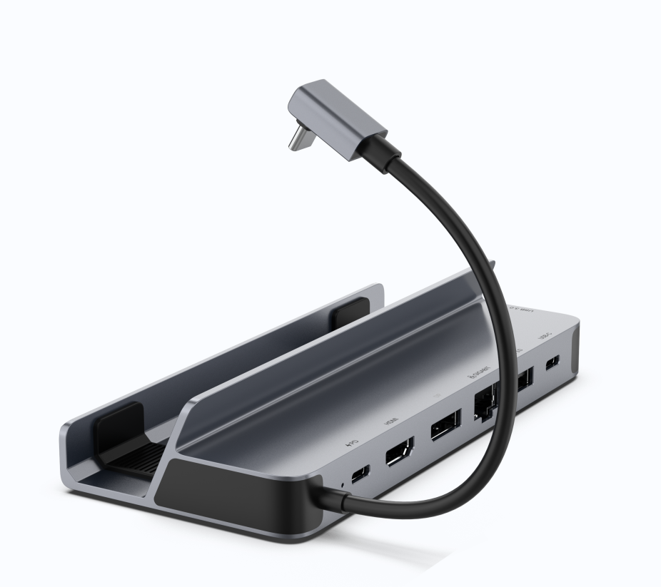 7合1 TYPE C-C 4K@60Hz，5Gbps，Steam Deck 擴(kuò)展塢，支持雙視頻擴(kuò)展
